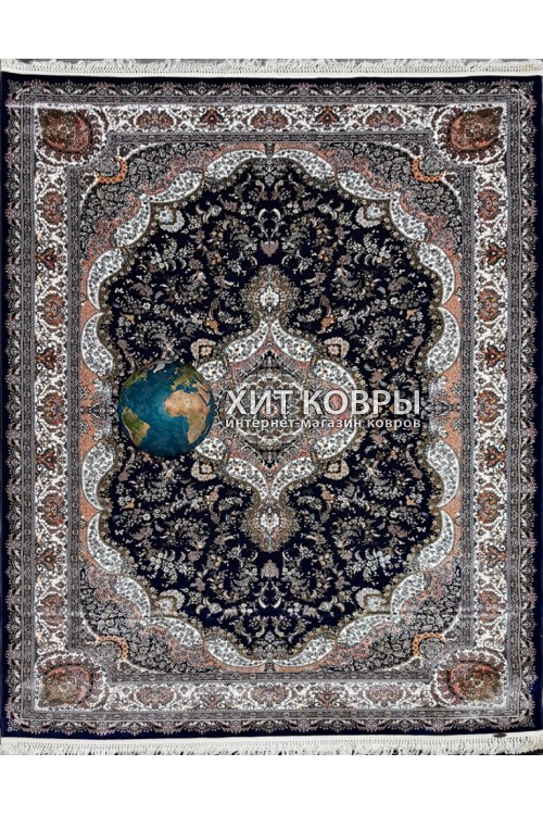 Иранский ковер Abrishim 20098 Синий